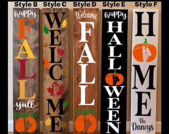 Lineman Sign - Fall Lineman Sign - Autumn Sign - Halloween Sign - Porch Sign - Leaning Sign - Welcome Fall - Welcome Sign