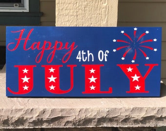 Fourth of July Decor - 4th of July Decor - 4th of July Sign - Patriotic Sign - Fourth of July Sign - Summer Sign - Summer Decor