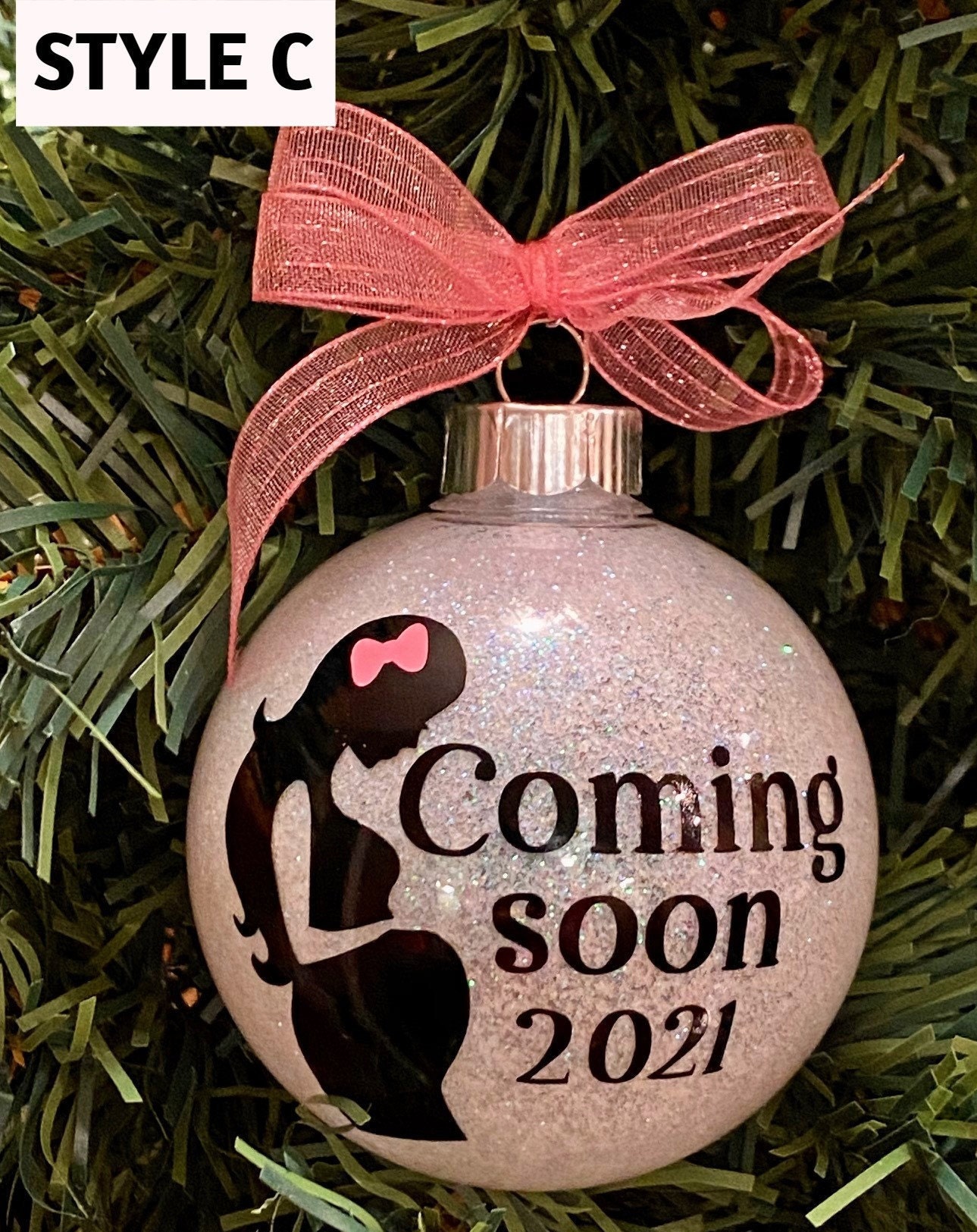 Babys First Christmas Ornament Pregnancy Ornament Etsy