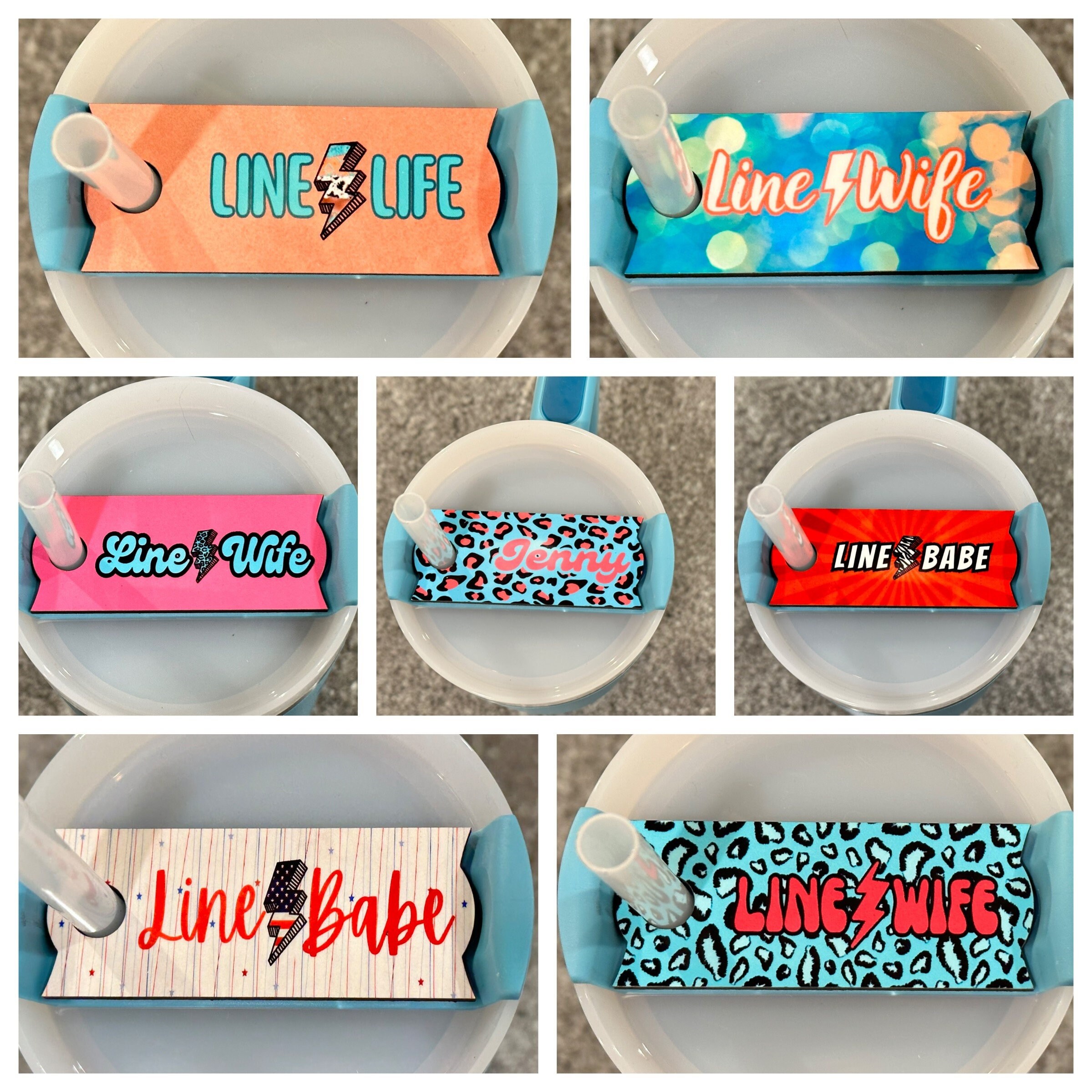 Line Wife/Line Babe/Line Life Stanley Tag