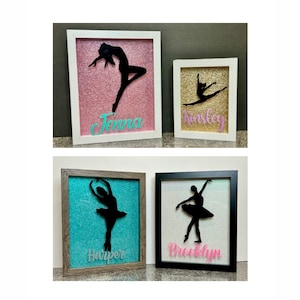 Dance Shadowbox - Przypinki do tańca - Prezent dla tancerza - Prezent dla zespołu tanecznego - Prezent dla baletu - Pudełko na przypinki konkursowe - Recital taneczny - Pudełko na przypinki do tańca
