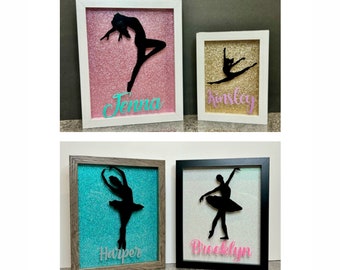 Dance Shadowbox - Dance Pins - Dancer Gift - Dance Team Gift - Ballet Gift - Competitie Pin Box - Dance Recital - Dance Pin Shadowbox