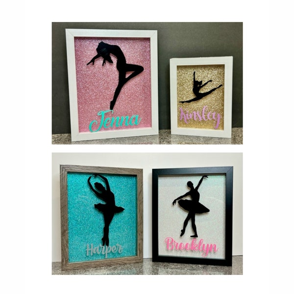 Dance Shadowbox - Dance Pins - Dancer Gift - Dance Team Gift - Ballet Gift - Competition Pin Box - Dance Recital - Dance Pin Shadowbox