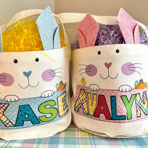 Personalized Easter Baskets  - Easter Basket - Easter Bucket