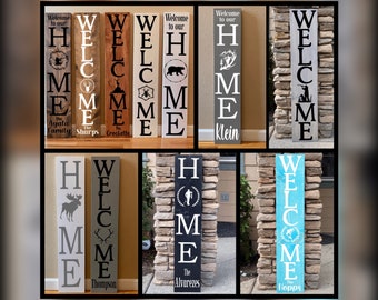 Hunting Sign - Fishing Sign - Leaning Sign - Porch Leaner - Welcome Sign - Personalized Sign - Deer Sign - Fish Sign - Bear Sign - Hunter
