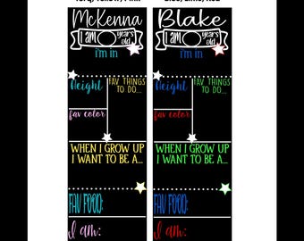 First Day of School Sign * First Day of School Chalkboard * Back to School Sign * Reusable First Day Sign