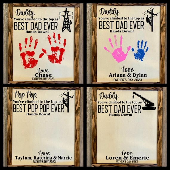 Lineman Father's Day Sign-Lineman Gift-Lineman Dad Gift-Father's Day Gift