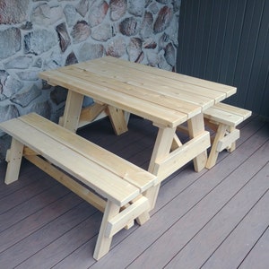 4 Foot Cedar Picnic Table