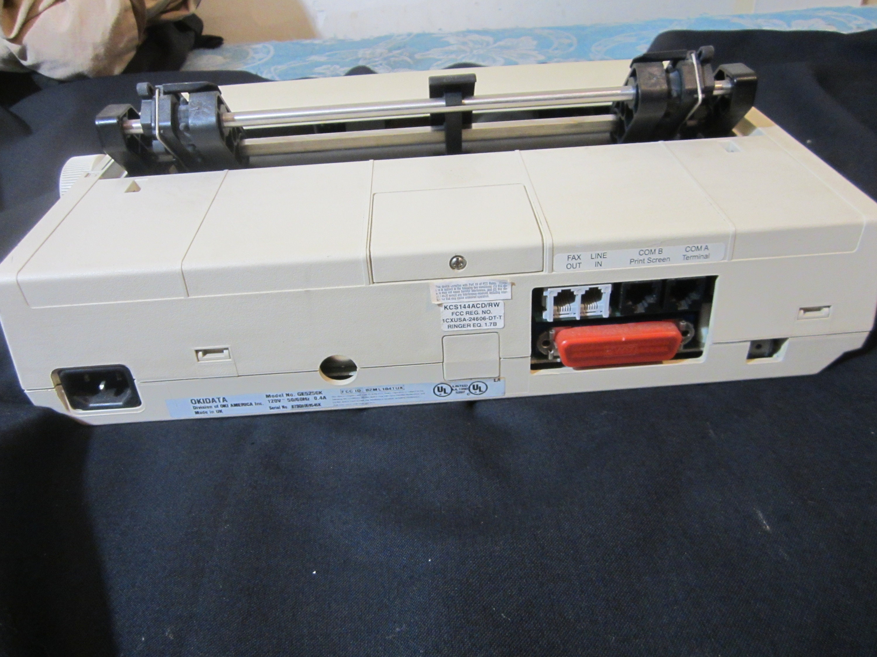 Okidata Microline 184 Turbo Parallel Dot Matrix Impact Printer Etsy