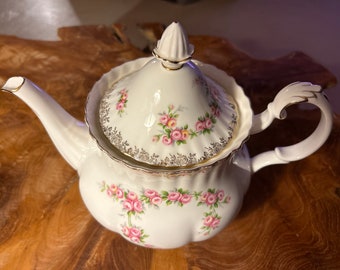 Royal Albert Dimity Rose Tea Set - Etsy