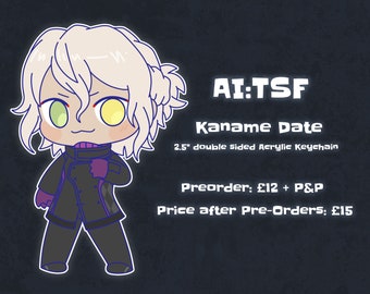 AITSF Kaname Date 2,5 tums akrylnyckelring