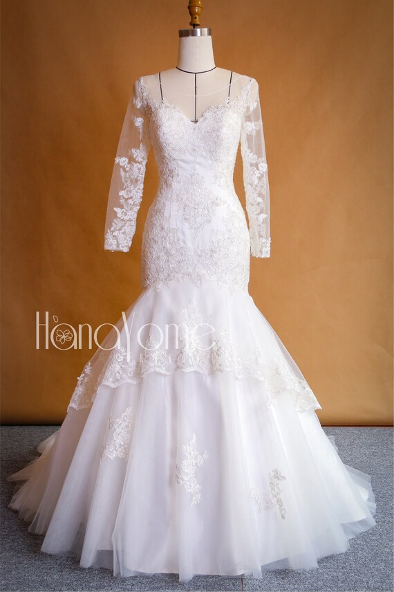 sweetheart trumpet wedding dress