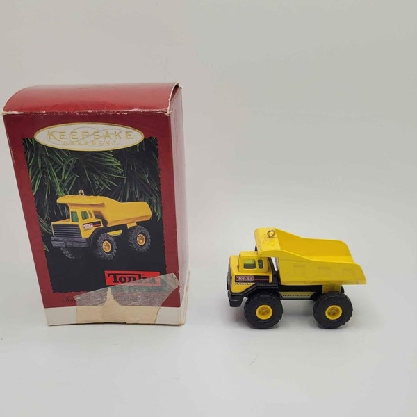 Vintage Tonka Mighty Dump Truck Ornament Christmas Ornament - Tonka Truck - Christmas Ornament - Tree Ornament - Toy Ornament - Holiday