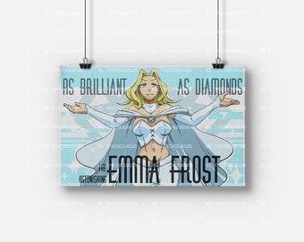 Emma Frost 11x17 Print