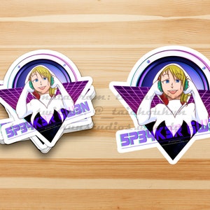 Spider-gwen &quot;SpeakerGwen&quot; sticker