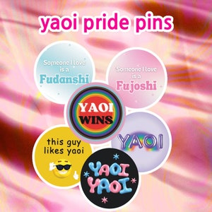 Yaoi Pride Pins
