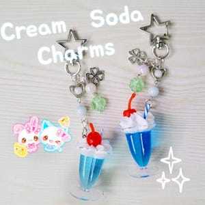 Cream Soda Parfait Heisei Retro Juminocore Trinket Keychain / Bag Charm