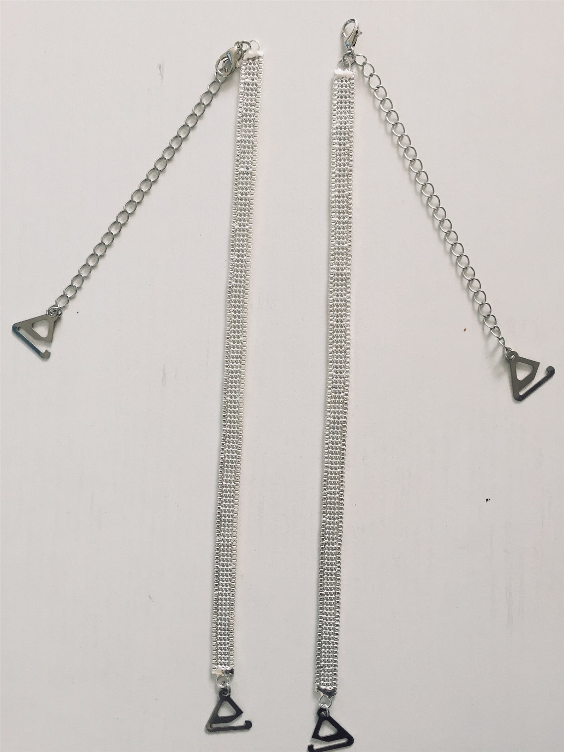 Silver Chain Bra StrapDecorative Bra Straps Dress Wedding Etsy