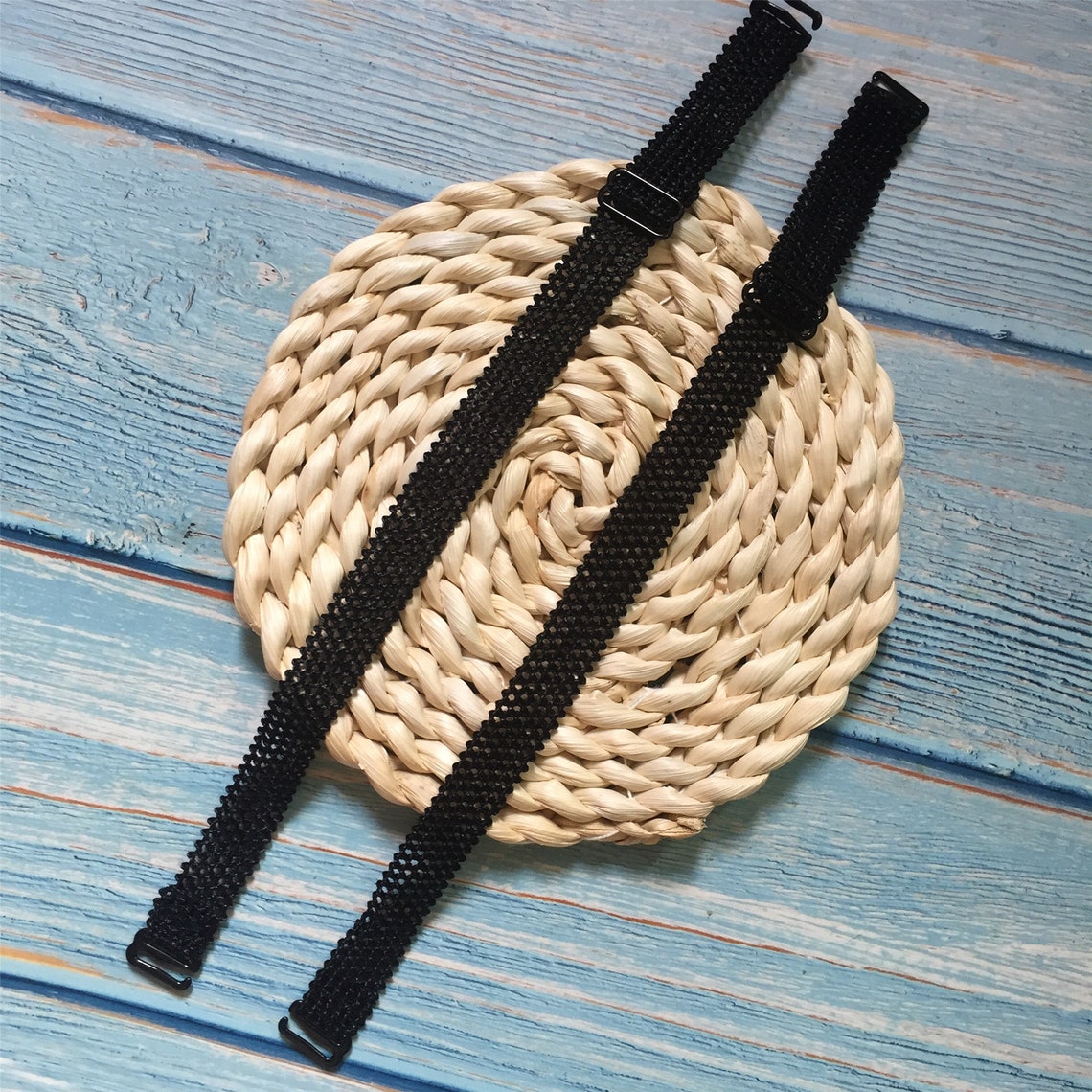 2cm Width Net Black Bra StrapStretch Bra Strap Etsy