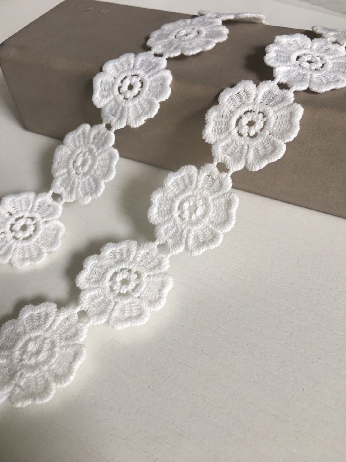 White Small Flower Bra Straps Etsy