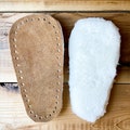 DIY Suede Slipper Soles with Sheep Shearling: Precut for Crochet/Knit Patterns product logo