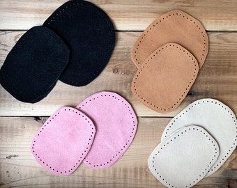 SUEDE Leather SOLES, Precut Suede, Adult Simple Slipper Soles