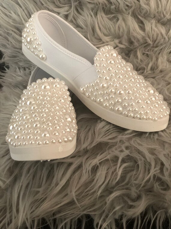 bedazzled tennis shoes