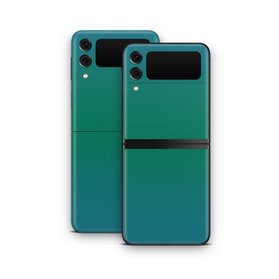 Iridescent Color Flip Skins For Galaxy Z Flip3 5g Phone Etsy