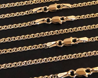 14 K Yellow Gold 2.50 mm Grand Nonna Chain Necklace  16", 18", 20", 22", 24" Best-Selling Perfect Gift