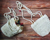 White Macrame Plant Basket Macrame Flower Basket Rope Planter Basket Flower Rope Planter