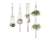 Macrame plant hangers,hanging indoor planters,rope planters,macrame plant holders,hanging plant hangers,hanging pot holders,gardening