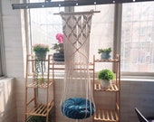 Cat Hanging Bed-Macrame Cat Hammock-Cat House Indoor-DIY Cat Bedding-Hanging Cat Swing Bed-Cat Lover Gift-Gift for Cat Lovers