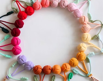 BEGINNER LEVEL / Macrame Tutorial / Learn Macrame / Macrame Keychain Pattern / Macrame Bag Hanger / Diy Macrame /PDF Pattern/English Version