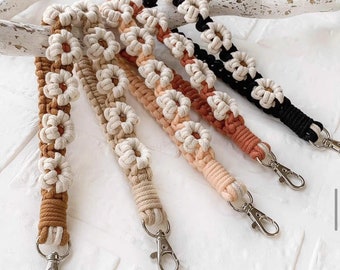 BEGINNERNIVEAU / Macramé-tutorial / macramé leren / macramé-telefoonriem / macramé-sleutelhanger / doe-het-macramékit / pdf-patroon/Engelse versie