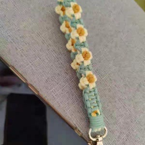 MACRAME PATTERN, Macrame Keychain, Boho Keychain, Macrame Car Hanger, Handmade Keychain image 7