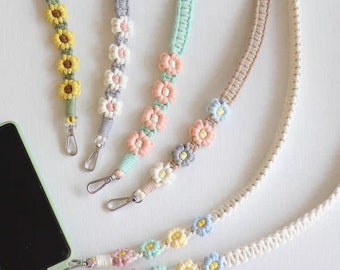 BEGINNER LEVEL / Macrame Tutorial / Learn Macrame / Macrame Bag Strap / Macrame Phone Strap / Diy Macrame kit / PDF Pattern/English Version