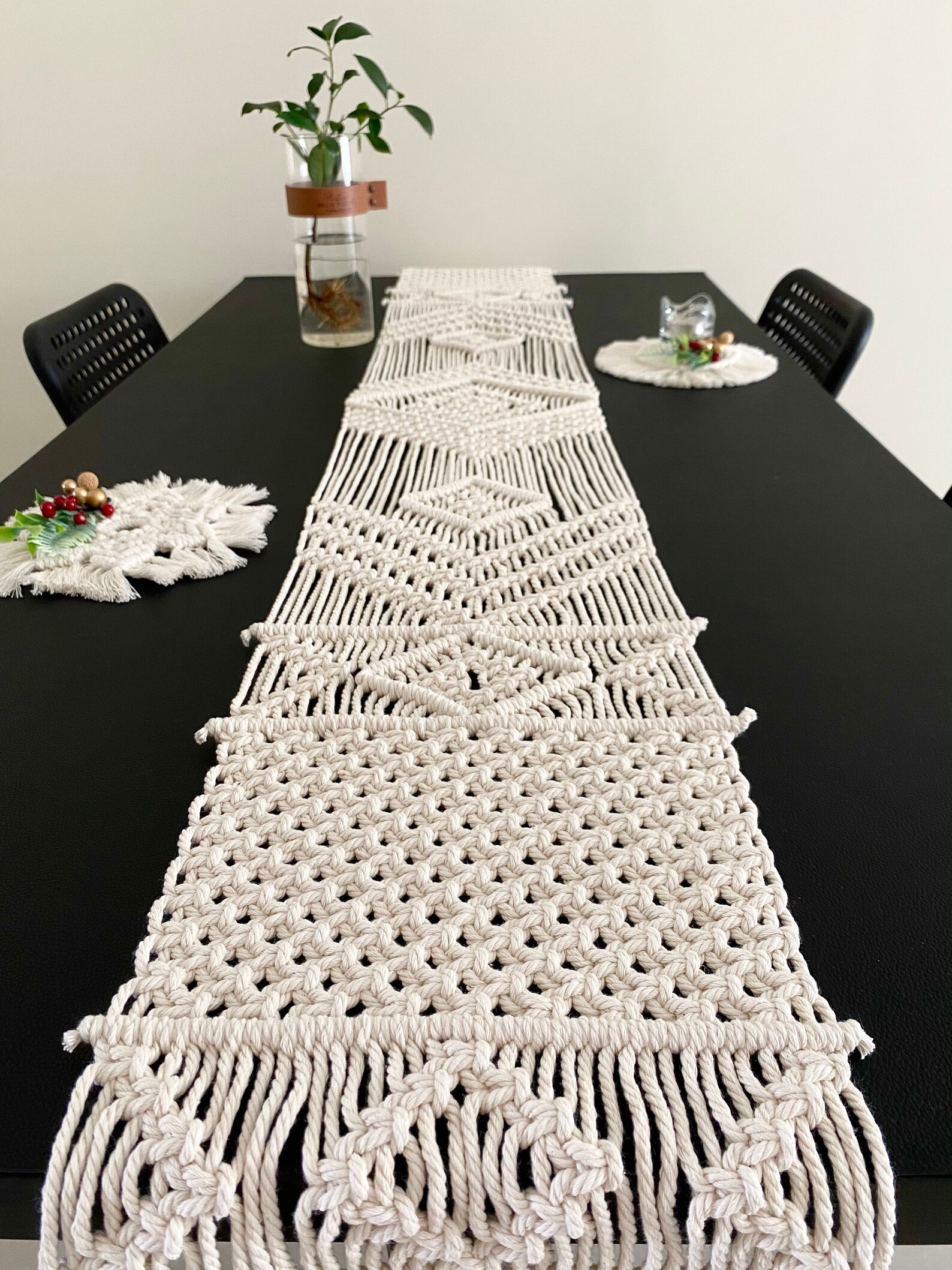 Long Macrame Table Runner 118 x 9.84 Long Boho Etsy