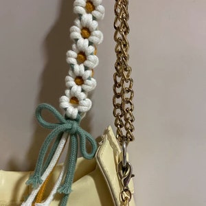 MACRAME MÖNSTER, Macrame nyckelring, Boho nyckelring, Macrame bilhängare, handgjord nyckelring bild 5