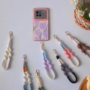 BEGINNER LEVEL / Macrame Tutorial Pdf / Macrame Instruction / Learn Macrame / Macrame Phone Strap / Macrame PDF Pattern/English Version