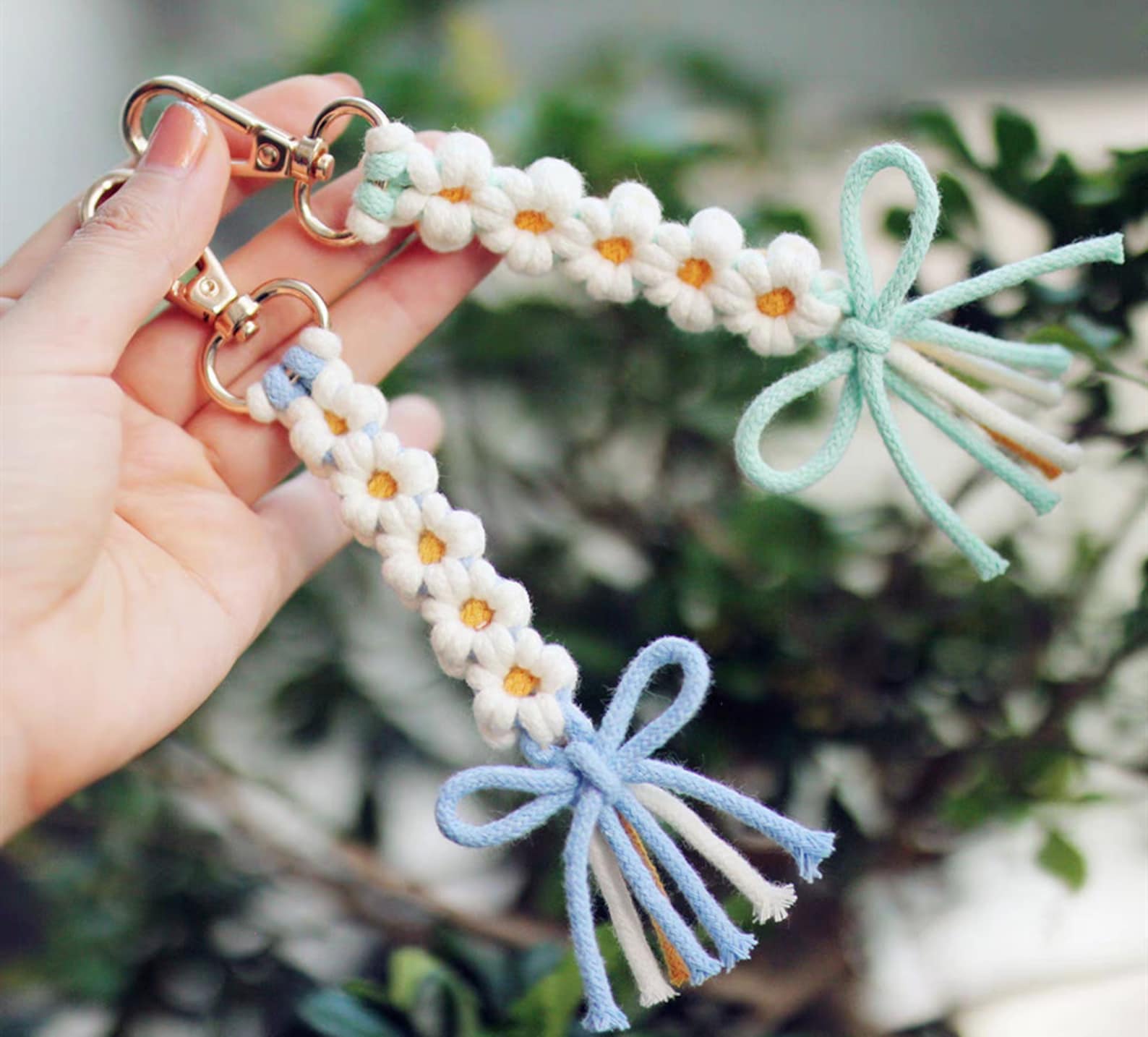 BEGINNER LEVEL / Macrame Keychain Pattern / Learn Macrame / Macrame Bag ...
