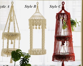 Panier pour chat en macramé multi-styles, balançoire pour chat suspendue, hamac pour chat, lit pour chat, meubles pour chat, étagère murale pour chat, cadeau d’anniversaire pour chat, lit pour chat Boho