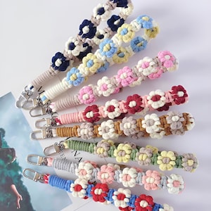 BEGINNER LEVEL / Macrame Tutorial / Learn Macrame / Macrame Phone Strap / Macrame Keychain / Diy Macrame kit / PDF Pattern/English Version