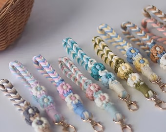 BEGINNER LEVEL / Macrame Tutorial / Learn Macrame / Macrame Phone Strap / Macrame Keychain / Diy Macrame kit / PDF Pattern/English Version