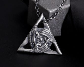 925 Sterling Silver All-Seeing Eye Pendant Necklace