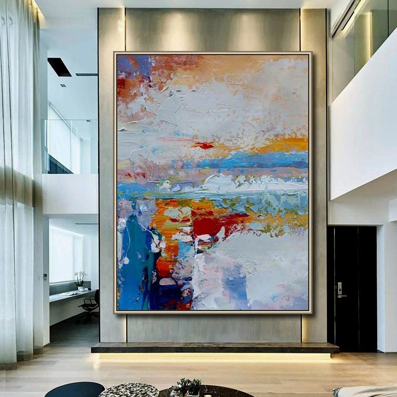 Extra Large Abstract Art, Original Texture Abstract Painting, Hand ...