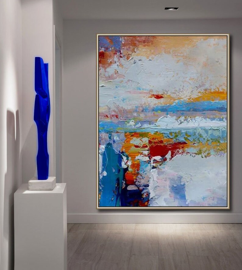 Extra Large Abstract Art, Original Texture Abstract Painting, Hand ...