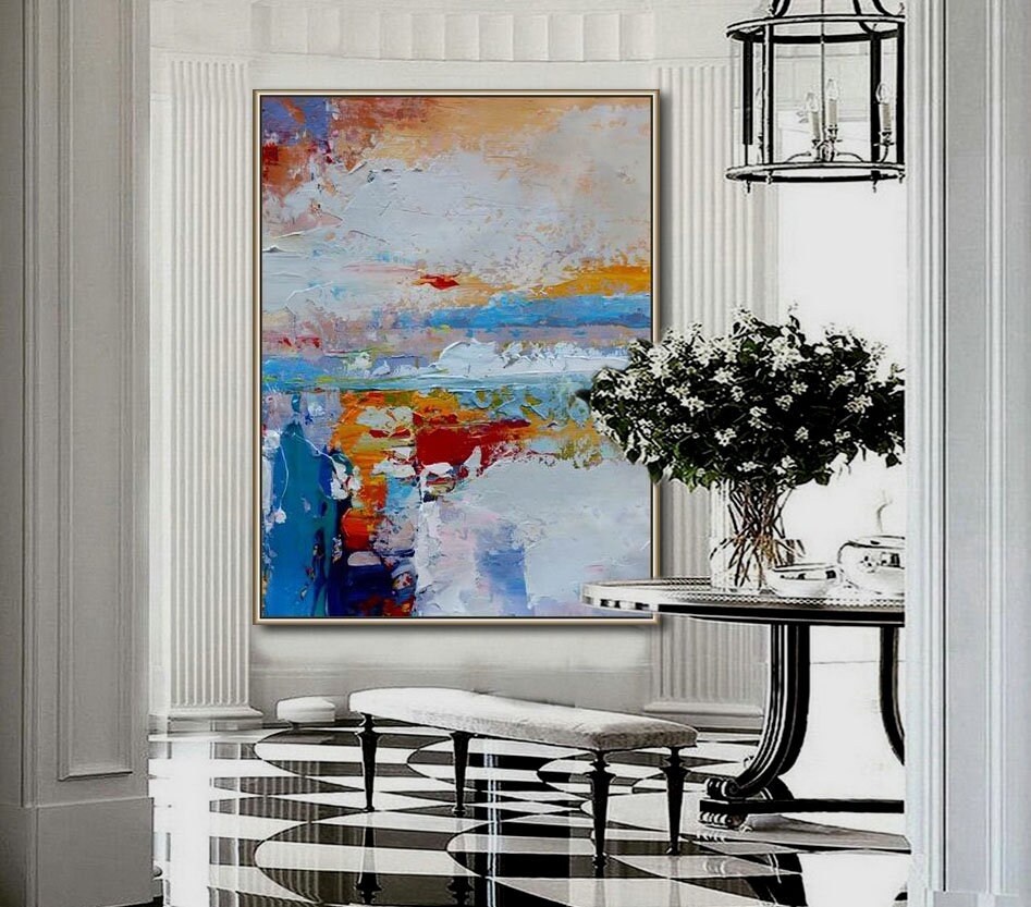 Extra Large Abstract Art, Original Texture Abstract Painting, Hand ...