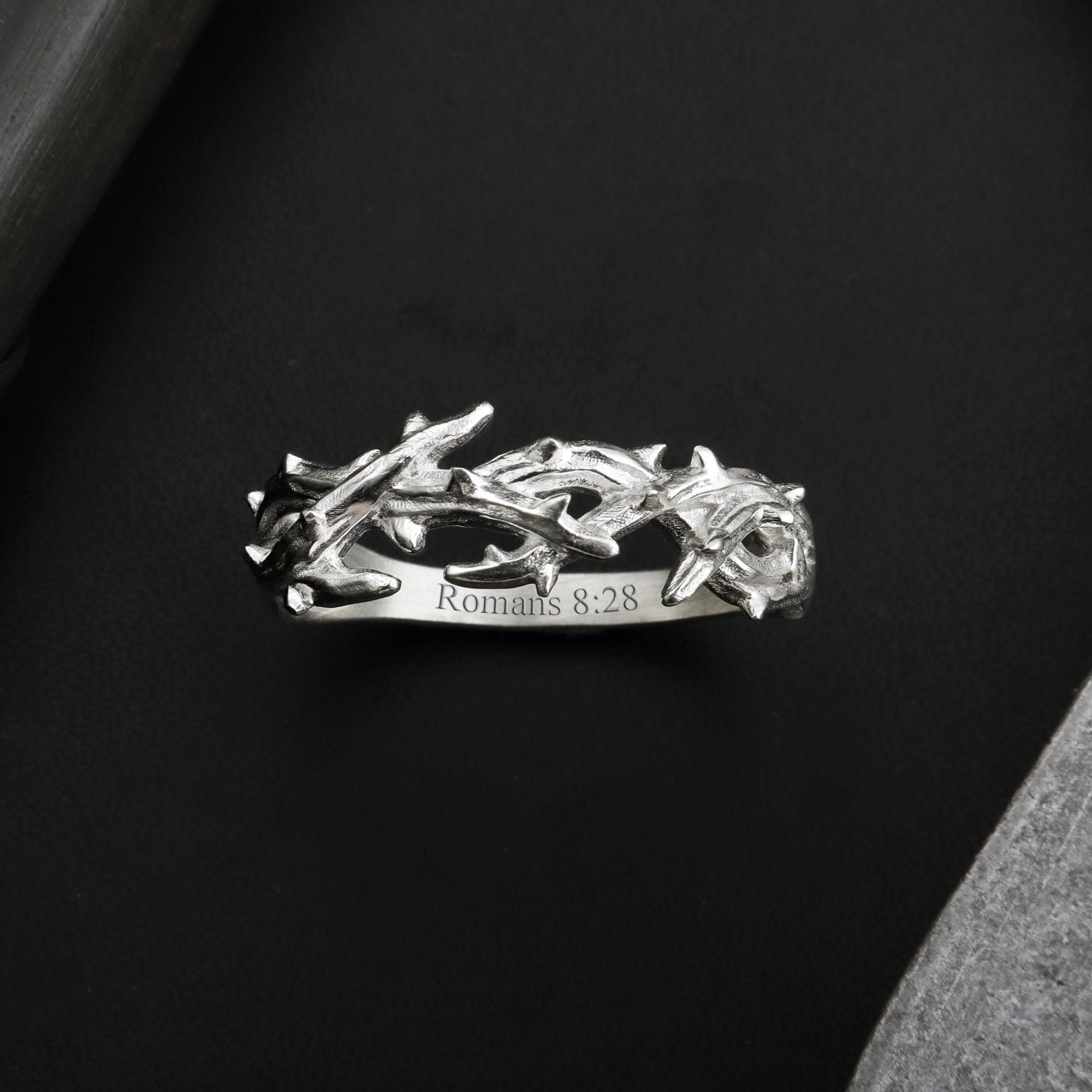 Crown of thorns ring - Etsy 日本