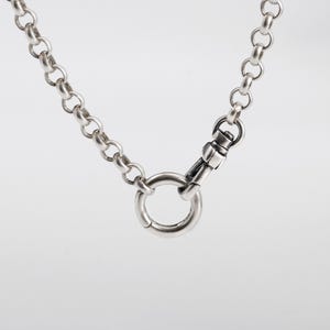 925 Sterling Silver Rolo Chain Necklace 4mm 5mm, Gift for Her ...