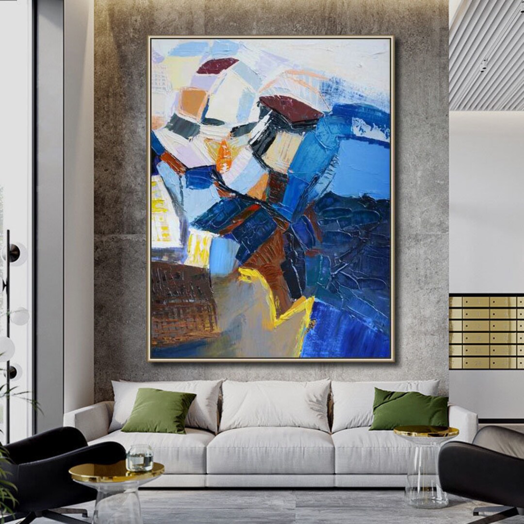 Extra Large Canvas Abstract Art Modern Canvas Art Large Etsy